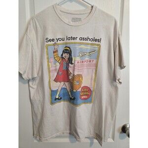 Steven Rhodes Life Skills Series Men's Graphic T-Shirt White Short Sleeve L 017